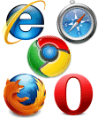 NJStar Communicator 3 supports Chrome, IE9 & Firefox4