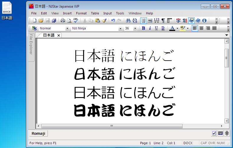 Supports Microsoft DOCX format